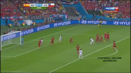 Испания - Чили 0:2 |18.06.2014| Световно първенство по футбол Бразилия 2014