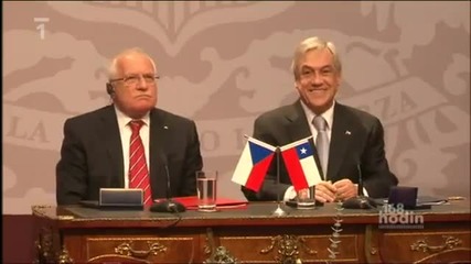 Президентът на Чехия гепи протоколна химикалка 