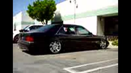 mercedes w140 s600 whit airride gangsta 