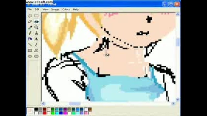 Anime Girl С Paint 