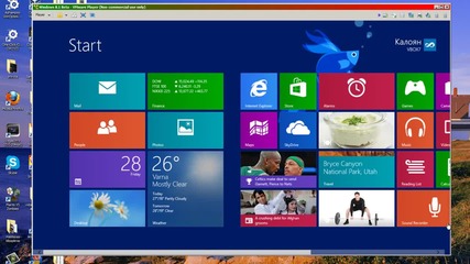Windows 8.1 Pro Preview видео разходка