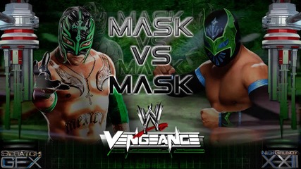Vengeance 2013 - Rey Mysterio Vs Sin Cara Custom Match Card