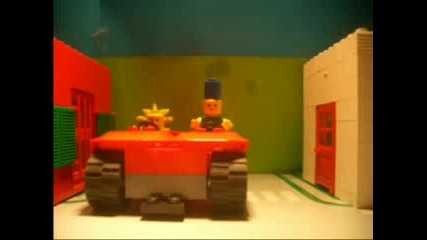 The Simpsons intro lego style