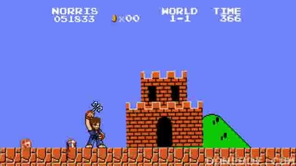 Chuck Norris vs Super Mario Bros