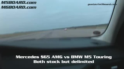 Гонка на два звяра ! S65 Amg vs Bmw M5 / 50-295 km/h