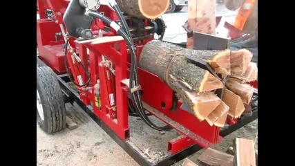 Homemade Firewood Processor Detroit Diesel Powered