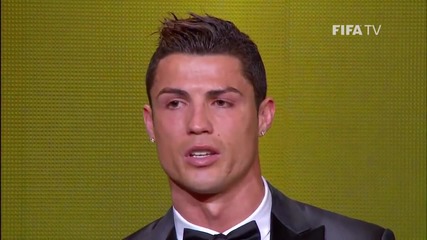 Cristiano Ronaldo_ Fifa Ballon d_or 2013 Award Reaction