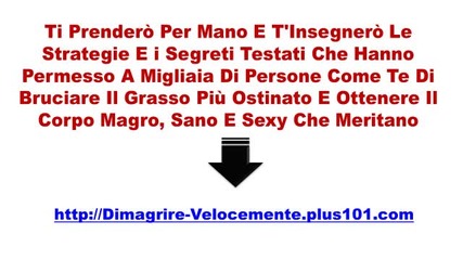 Come Perdere Peso Velocemente