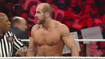 Antonio Cesaro vs Jack Swagger - Wwe Raw 7/4/14