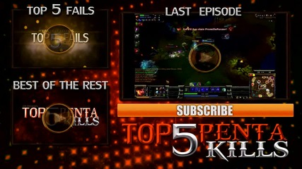 League of legends Top 5 penta kills Ep. 5