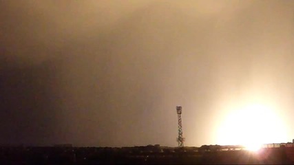 Мощни светкавици над София през нощта 8.6.2014