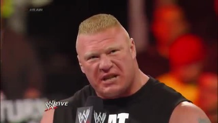 "завръщането на Cm Punk"paul Heyman казва на Brock Lesnar, че ще песнионира Гробаря -wwe Raw 03/3/14