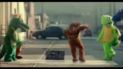 breakdancing bear