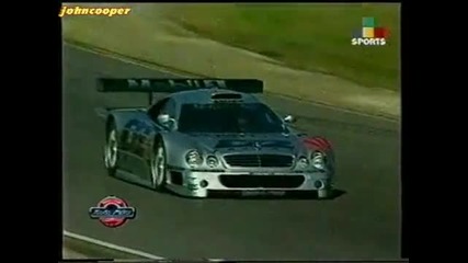 Mercedes Benz Clk Gtr на пистата