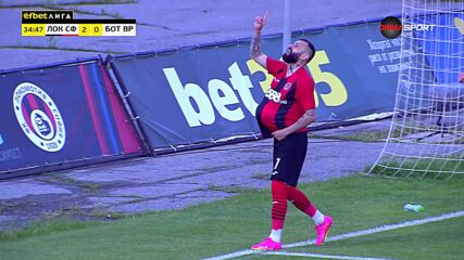 Goal by Lokomotiv Sofia