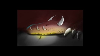 Дигитално Рисуване : Спящ Дракон