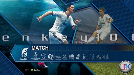 Моето меню на Pes 2013 Demo