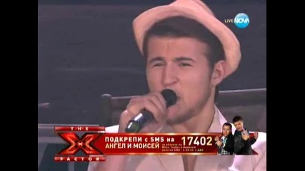 Изпълнението по което луднаха всички X Factor Bulgaria - Ангел и Моисей ( Черно море ) 29.11.11