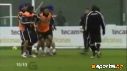 Новaта звезда на Цска шамари съотборник