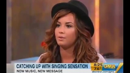 Demi Lovato Добро утро ,америка интервю 19th September 2011
