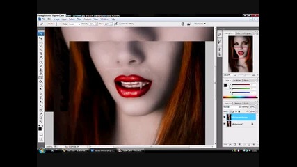 Красив вампир с Photoshop Cs3 