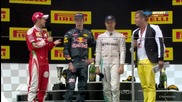 Коментарите на тримата призьори след Гран При на Китай