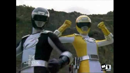 Power Rangers Operation overdrive - Will and Ronny morph into Black and Yellow Rangers