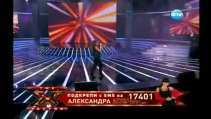 (x-factor) Александра - Blame It On The Boogie ( Елиминации )