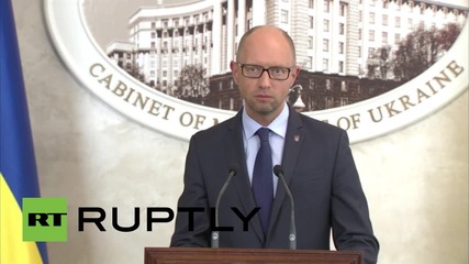 Ukraine: Yatsenyuk brands ultra-nationalist protesters "worse" than Russian "terrorists"