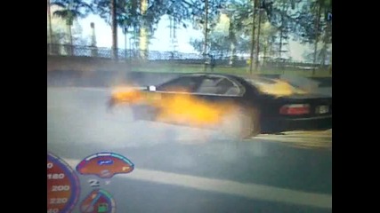 gta san andreas Bmw 525 pilene na gumi i pff