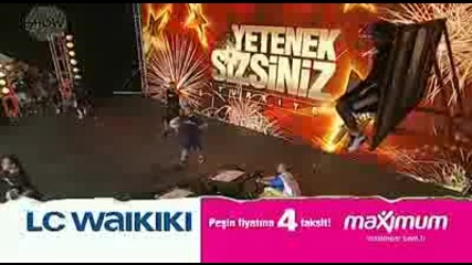 Вие сте талантa Турция - Yetenek Sizsiniz Turkiye - Karizma Show Basketball Show 19.12.2009 