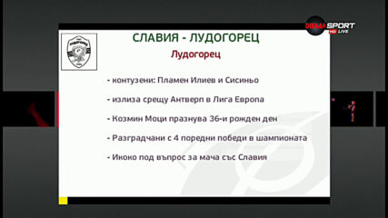 Славия и Лудогорец имат какво да доказват в Овча Купел