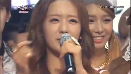 A pink win @music Bank [19/07/13]