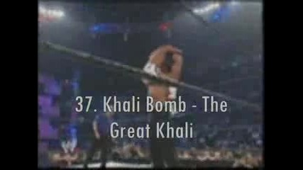 Top 100 Finshers of wwe
