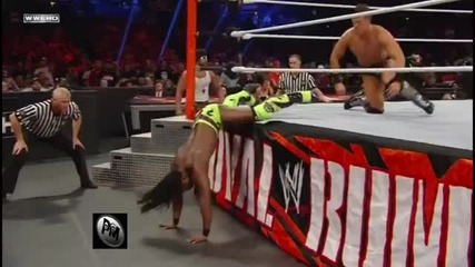 Royal Rumble 2012 Kofi Kingston Amazing Handstand