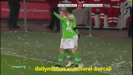 Волфсбург - Байерн (мюнхен) 4 - 1- (bundesliga) 30.01.2015