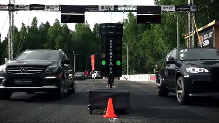 Bmw X5 М Mhp vs Mercedes Ml63 Amg Gorilla Racing