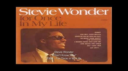 Stevie Wonder - I Dont Know Why 