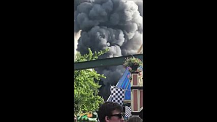 Пожар избухна близо до увеселителния "Европа парк"