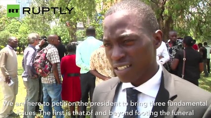 Kenyan Students March In Honor Of University Massacre Victims