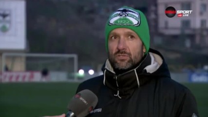 Радуканов: Днес беше върхът на нашето мъжество