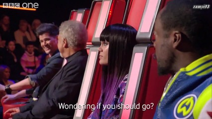Jenny Jones изпълнява песента Mercy - The Voice Uk - Blind Auditions 4 - 14.04.2012.