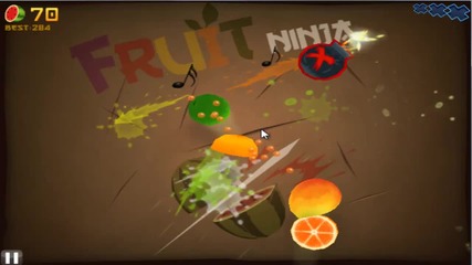 Ninja Fruit *hd* Gameplay [епизод 6- част 2 ]