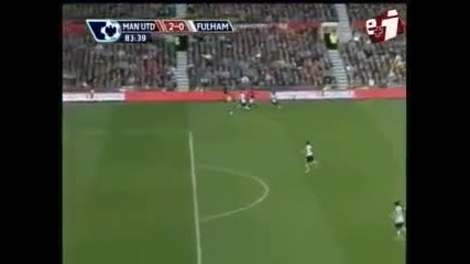 Щур коментатор Бербатов гол - Man United 3 x 0 Fulham 