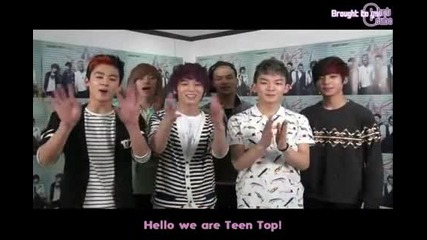 [6totsubs] Thanks to Shinhwa (from Teen Top)