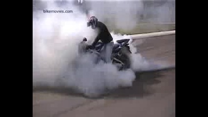 Yamaha R6 Burnout