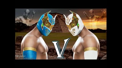 Wwe Sin Cara 1st Theme Abstract By Jim Johnstonhigh Quality