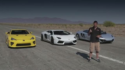 Bugatti Veyron vs Lamborghini !!!