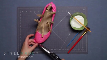 Diy Hot Trends - Punk Out Your Flats With Applique