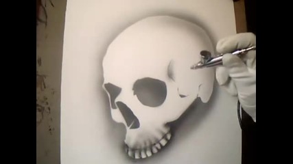 How To Airbrush a skull